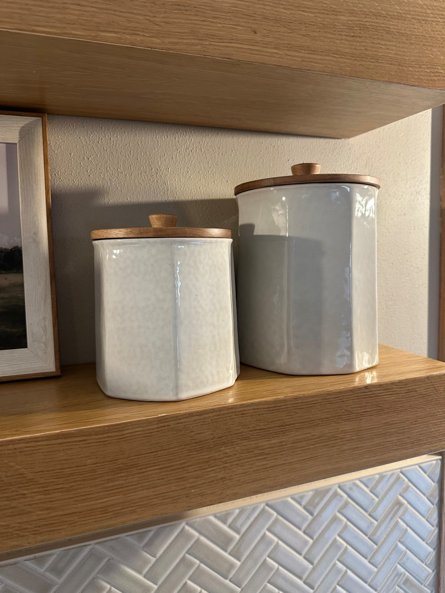 Loving these new canisters from Target. I have the 80 and 29 oz options. 