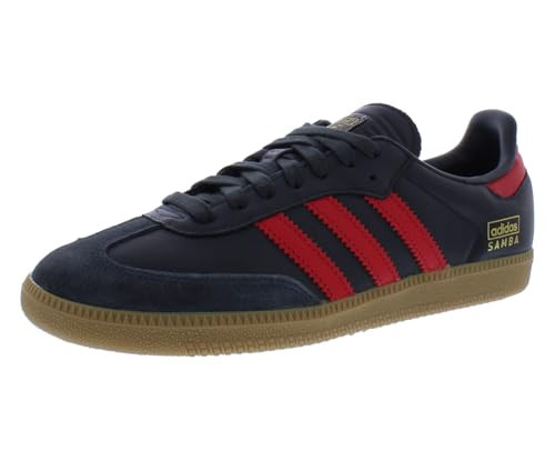 adidas Samba Originals Mens Shoes Size 10.5, Color: Black/Red/Brown-Black | Amazon (US)