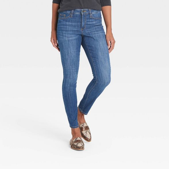 Women&#39;s Mid-Rise Skinny Jeans - Universal Thread&#8482; Blue Mist 12 | Target