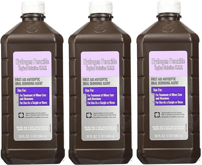Hydrogen Peroxide Topical Solution, 32 Ounce (3 Pack) | Amazon (US)