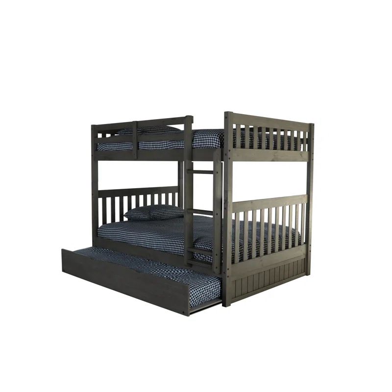 Beckford Kids Full Over Full Bunk Bed with Trundle | Wayfair North America