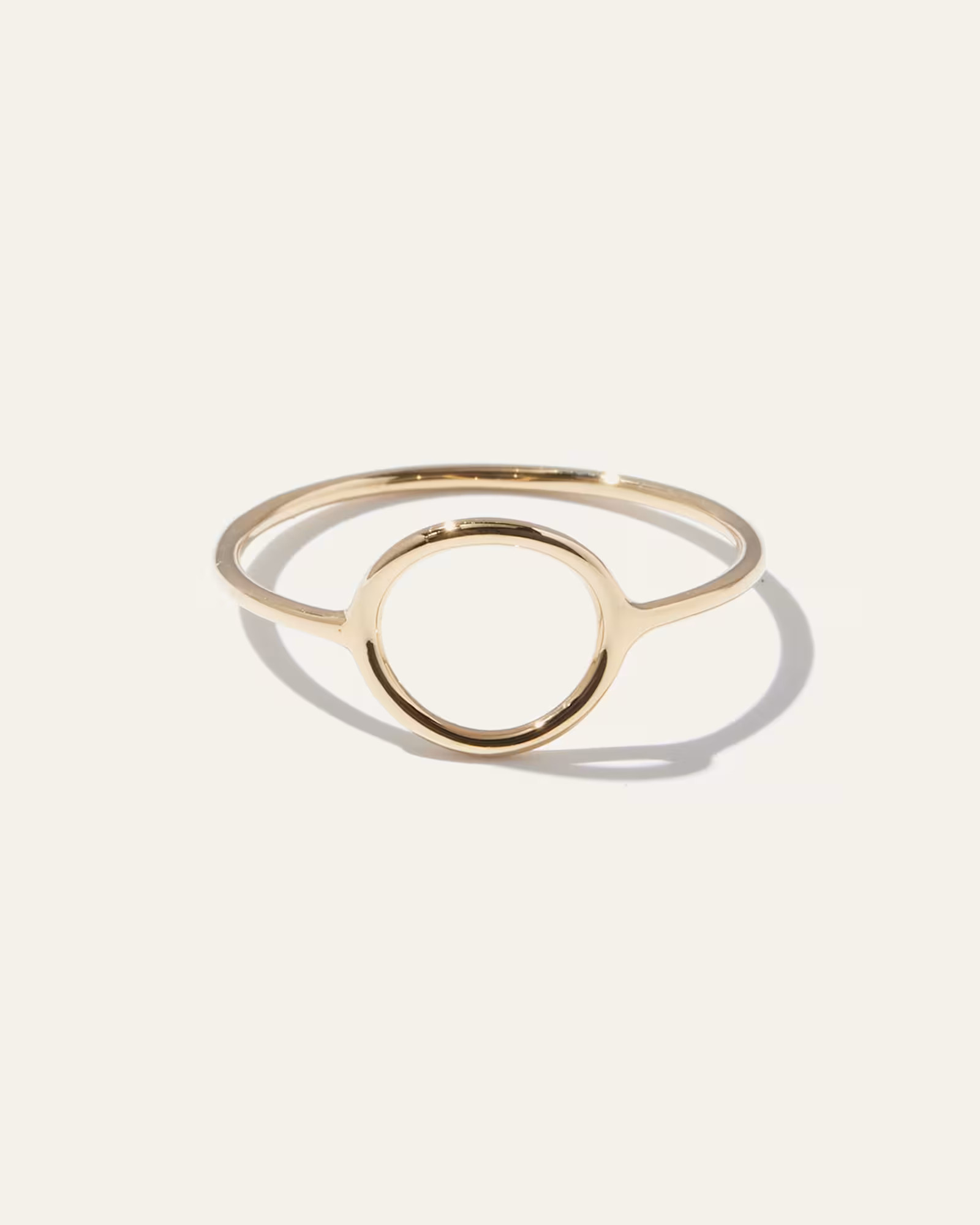 14K Gold Circle Ring | Quince
