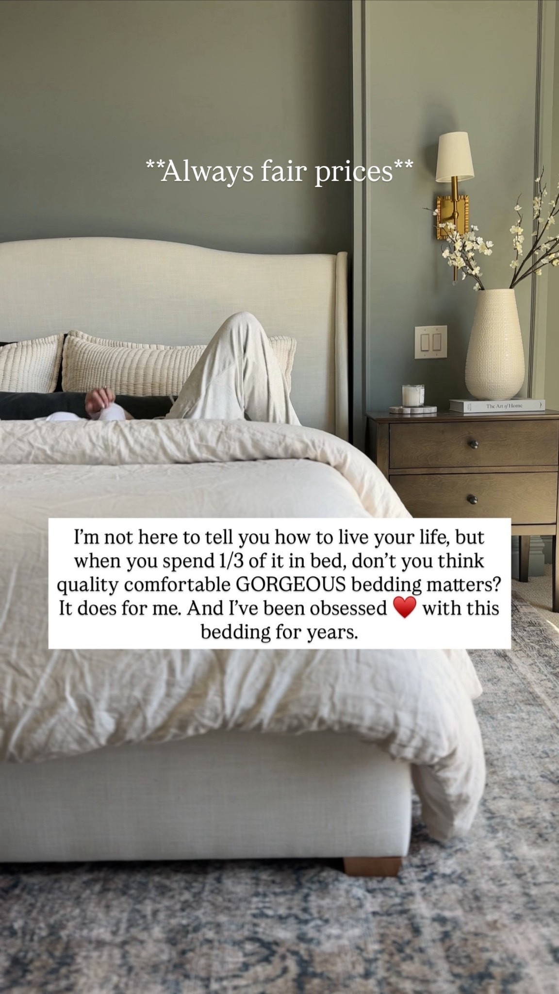 L Just enough bedding layers + no more. These are some of my all-time favorite cozy essentials all from @Quince  with their NEW stitch quilt that is just perfectly soft, cozy and so gorgeous! #quincepartner

Keep. It. Simple. 🤗

I’ve been a loyal fan of Quince for years now, because they offer the highest quality, ethically sourced, DREAMY materials but at a price point that actually makes sense next to comparable options. 100% the best value for your money, and plan on 50% of retail price! 

If you’re ready for a bedding refresh, but can’t think through all the necessary layers, I’ve got you. Freely use my bedding formula, and you can’t miss: It always starts with fresh sheets. This chocolate brown color is trending and soooo subtly perfect! I opted for a solid duvet, but love their stripe option as well, and add a simple quilt with a fun texture. Mine is PERFECT!! Drape a throw blanket across (or do what I do and put your extra duvet cover across for an easy bedding change when washing day rolls around. 

Simple, right?

Xoxo,
Andrea

New bedding, fall home, Spring bedding, bedding refresh, duvet, duvet cover set, blue bedding, primary bedroom, cozy bedding layers, bedding ideas, bedding inspiration, Quince bedding, stitch quilt

#LTKdayinmylife #LTKmomlife #LTKHome