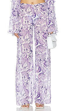 Bananhot Grace Pants in Purple Bandana from Revolve.com | Revolve Clothing (Global)