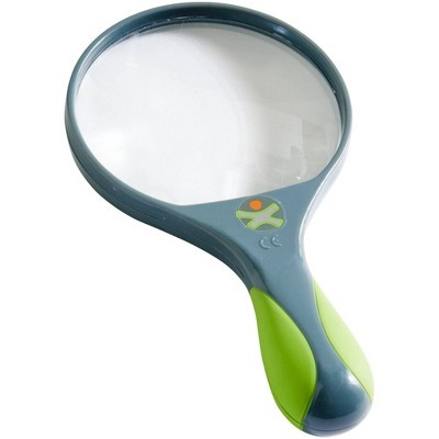 HABA Terra Kids Magnifying Glass - Sturdy Explorer Tool with 2 Lenses + Built-In Mini Scope for Nature Discovery | Target