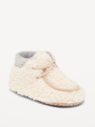 Unisex Sherpa Booties for Baby | Old Navy (US)