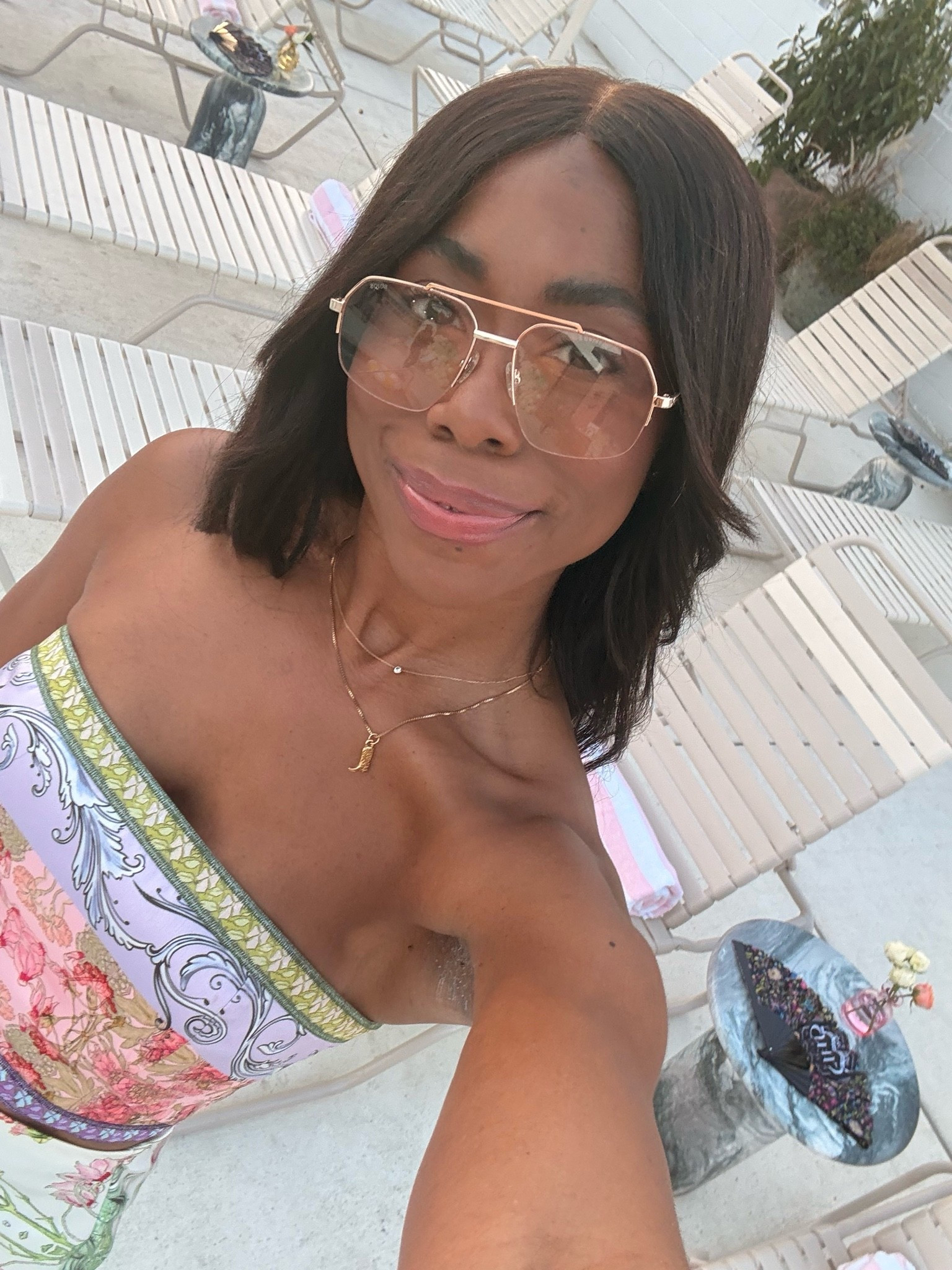 My most worn Amazon sunglasses. I even bought more colors. They lens is light enough to wear indoors too if that’s your vibe

#LTKootd