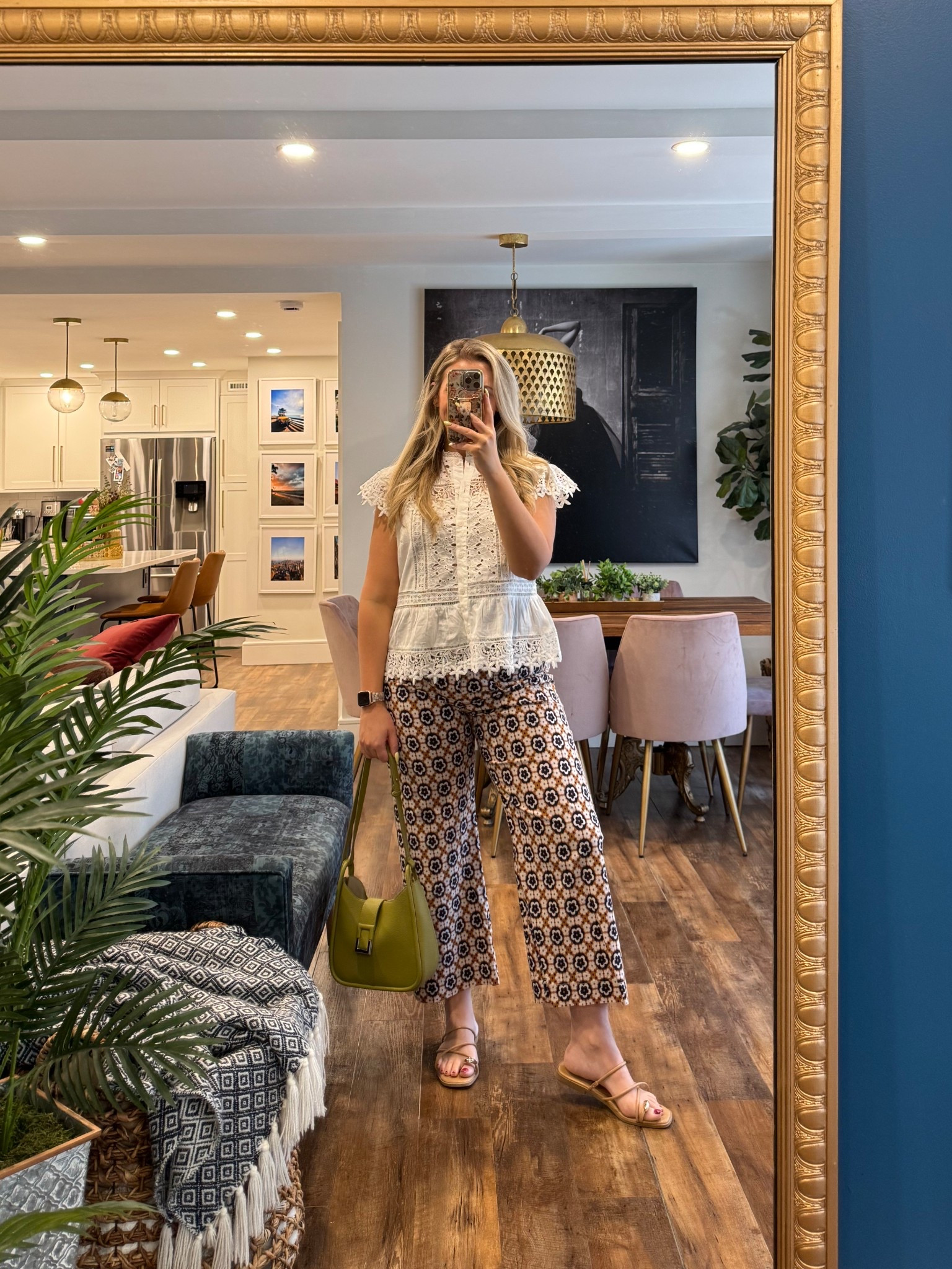 Cute spring outfit, Anthropologie Colette pants, wearing a large in the top and should’ve sized down

#LTKMidsize #LTKSeasonal #LTKStyleTip