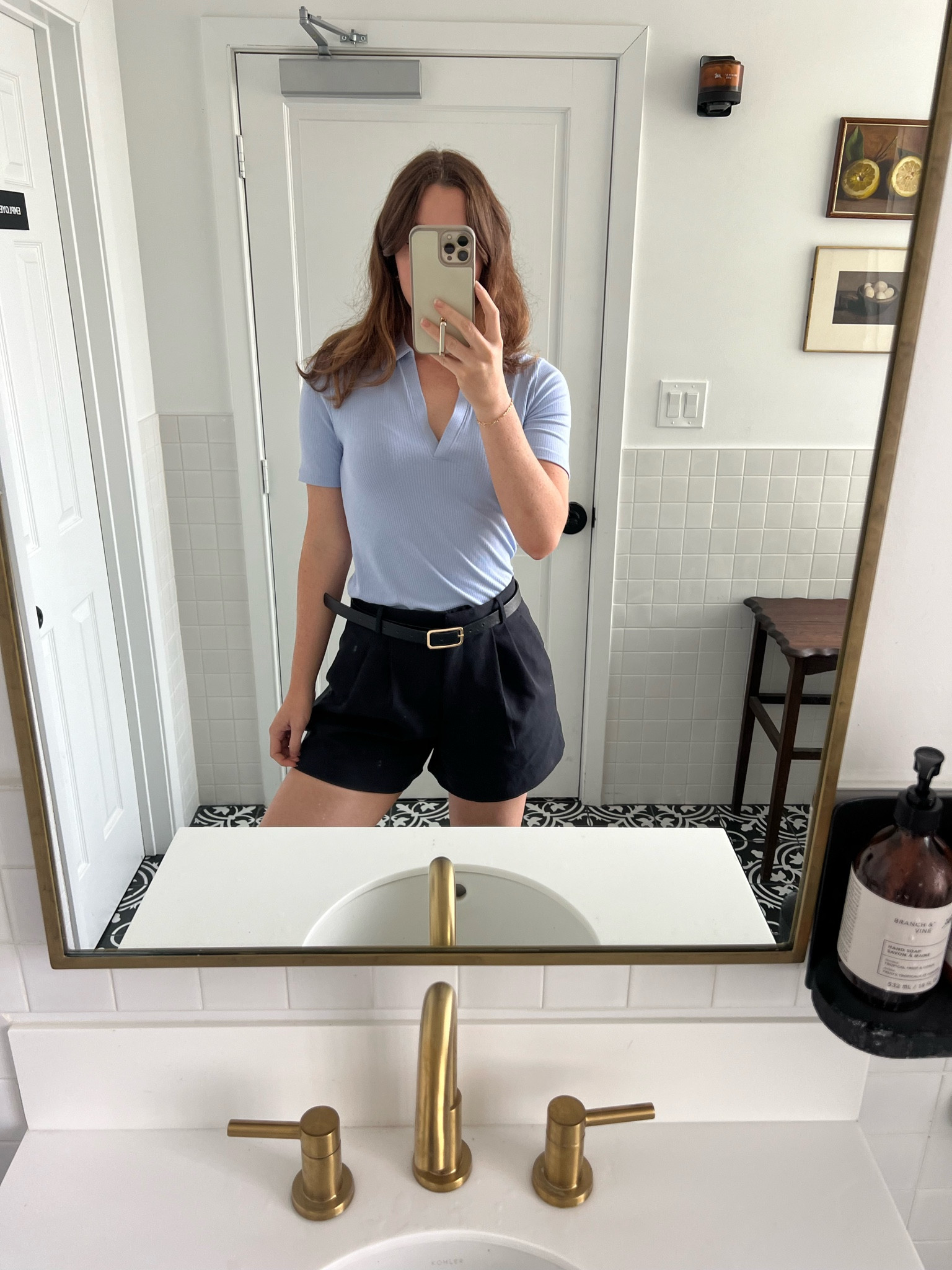todays outfit — madewell collared shirt, AF tailored shorts, black belt & black adidas sambas 

#LTKFindsUnder100 #LTKSeasonal #LTKFallSale