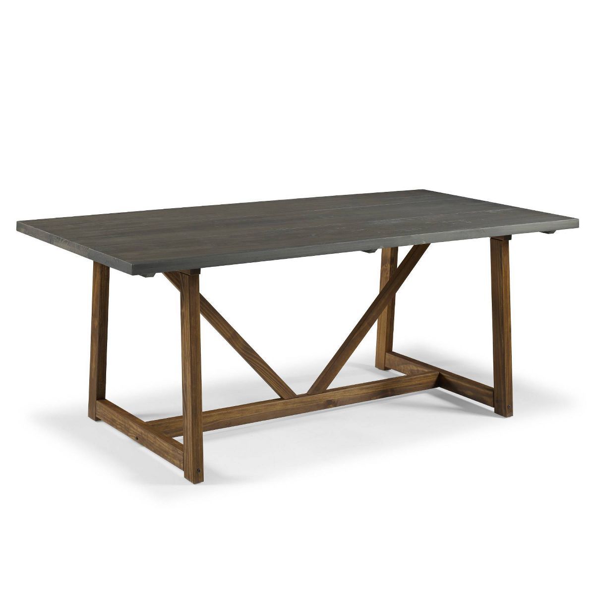 72" Solid Wood Trestle Dining Table - Saracina Home | Target