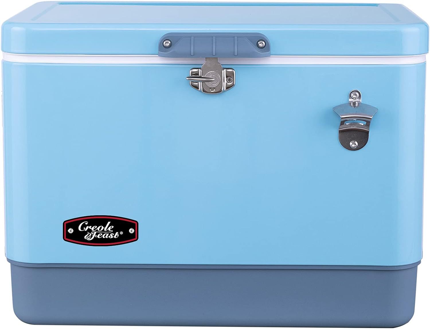 Creole Feast CL5401B 54-Quart Portable Cooler, 4 Days Ice Retention Chest Box for Camping, Sports... | Amazon (US)
