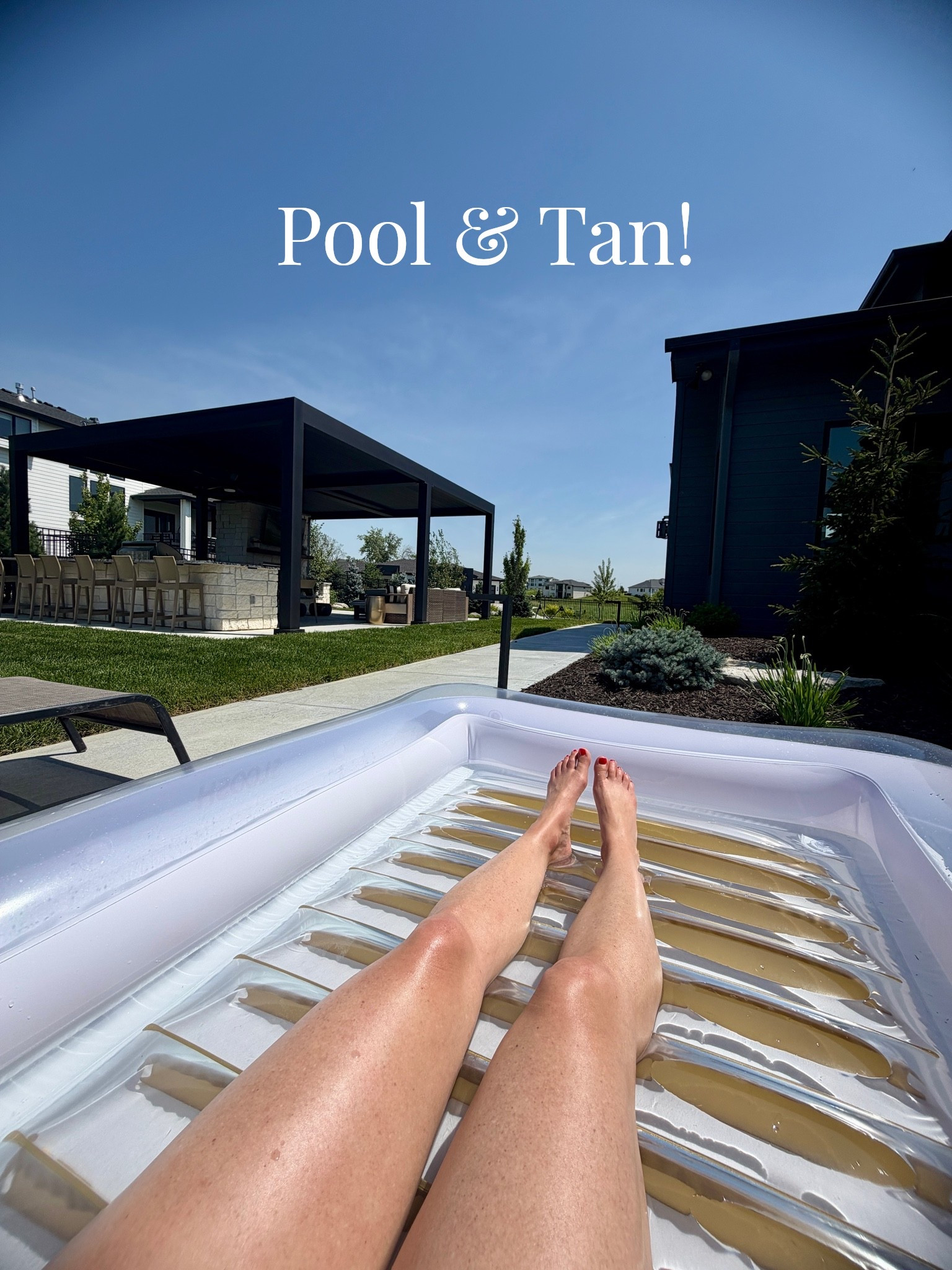 My kind of tanning pool!

#LTKdayinmylife #LTKSeasonal #LTKSwim