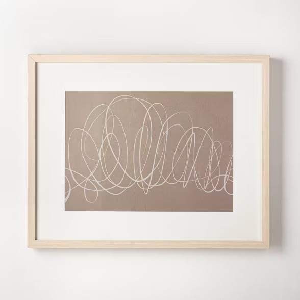 30" x 24" Scribble Art Print - Threshold™ designed with Studio McGee | Target