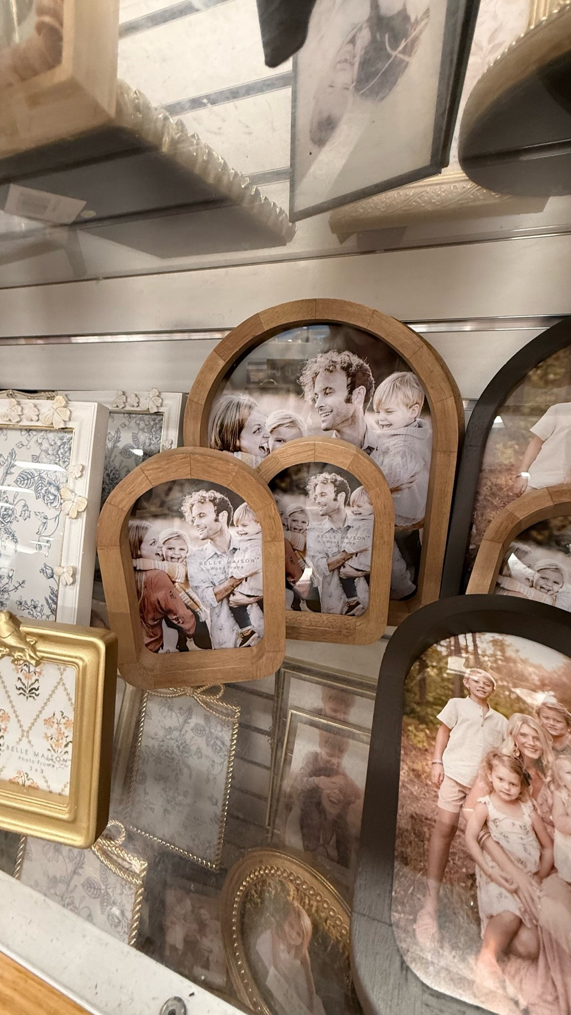 Belle Maison Arched Wood Frame — (Natural)

I’m obsessed with this arched wood frame from @Kohl's 😍 the arch shape is SO trendy right now and it looks SO much more expensive than $14.99!! perfect for displaying your fave family photos or a cute print 🤍 linking it on LTK — comes in natural wood + dark brown!

#photoframe #archedframe #kohls #homedecor #affordablehomedecor #homedecorideas #gallerywall #gallerywallinspo #bellemaisonframe #pictureframe #organicmodern #modernhomedecor #kohLsfinds #homedecoronabudget #shelfie