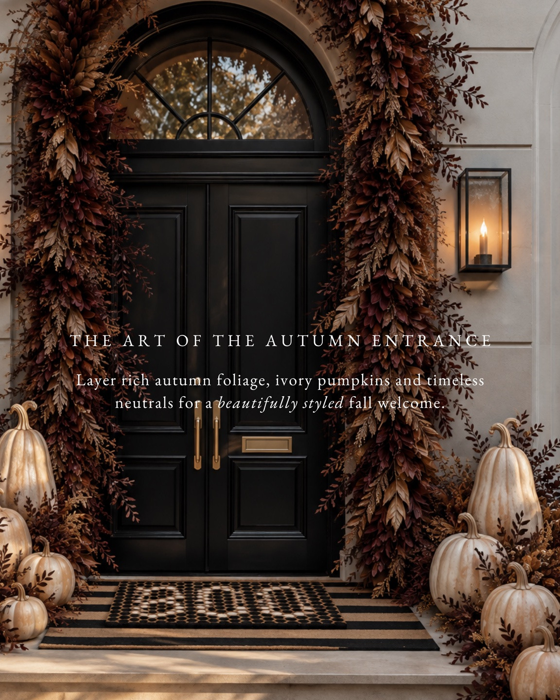 A little autumn moment at the front door 🍂🤎

Layering the entryway with rich foliage, ivory pumpkins, textured rugs + a seasonal welcome mat to create that warm, collected fall look.

#falldecor #fallporch #fallfrontporch #frontdoordecor #falldecorating #porchdecor #entrywaydecor #homeinspo #homedecor #ltkhome #ltkfinds #ltkcreator #fallinspiration

#LTKSeasonal #LTKHome #LTKSaleAlert