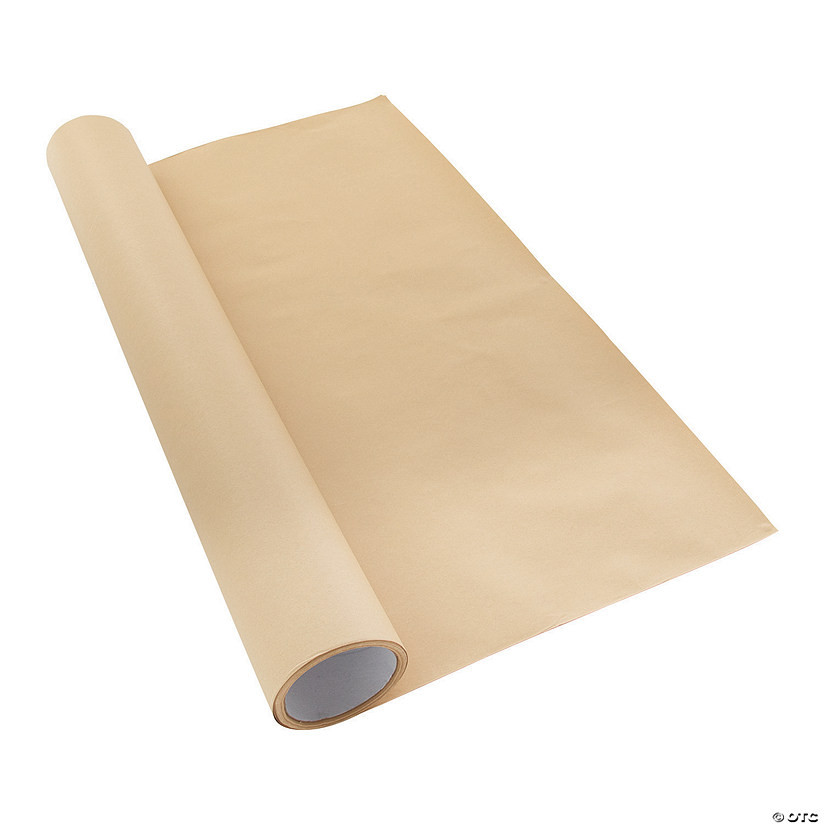 30" x 50 ft. Kraft Paper Tablecloth Roll | Oriental Trading Company