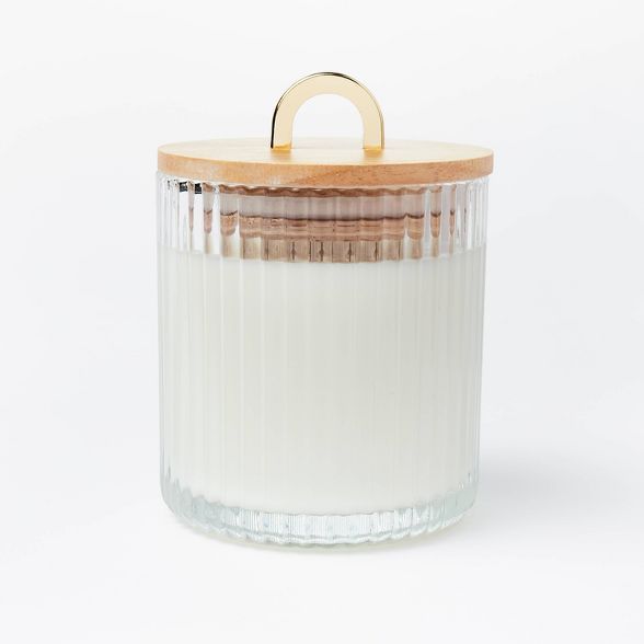 9oz Glass Jar Masala Rose Candle - Threshold&#8482; designed with Studio McGee | Target