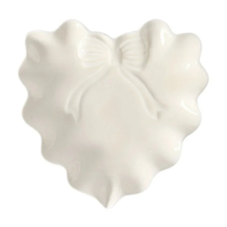 Leodye 1PCS Macaron Heart-shaped Petal Storage Tray Cute Design Bedroom Desktop Lipstick Jewelry ... | Walmart (US)