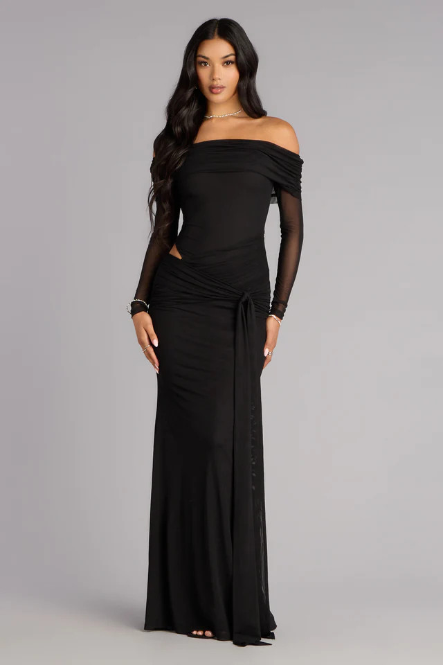 Madeline Mesh Mermaid Formal Dress | Windsor Stores