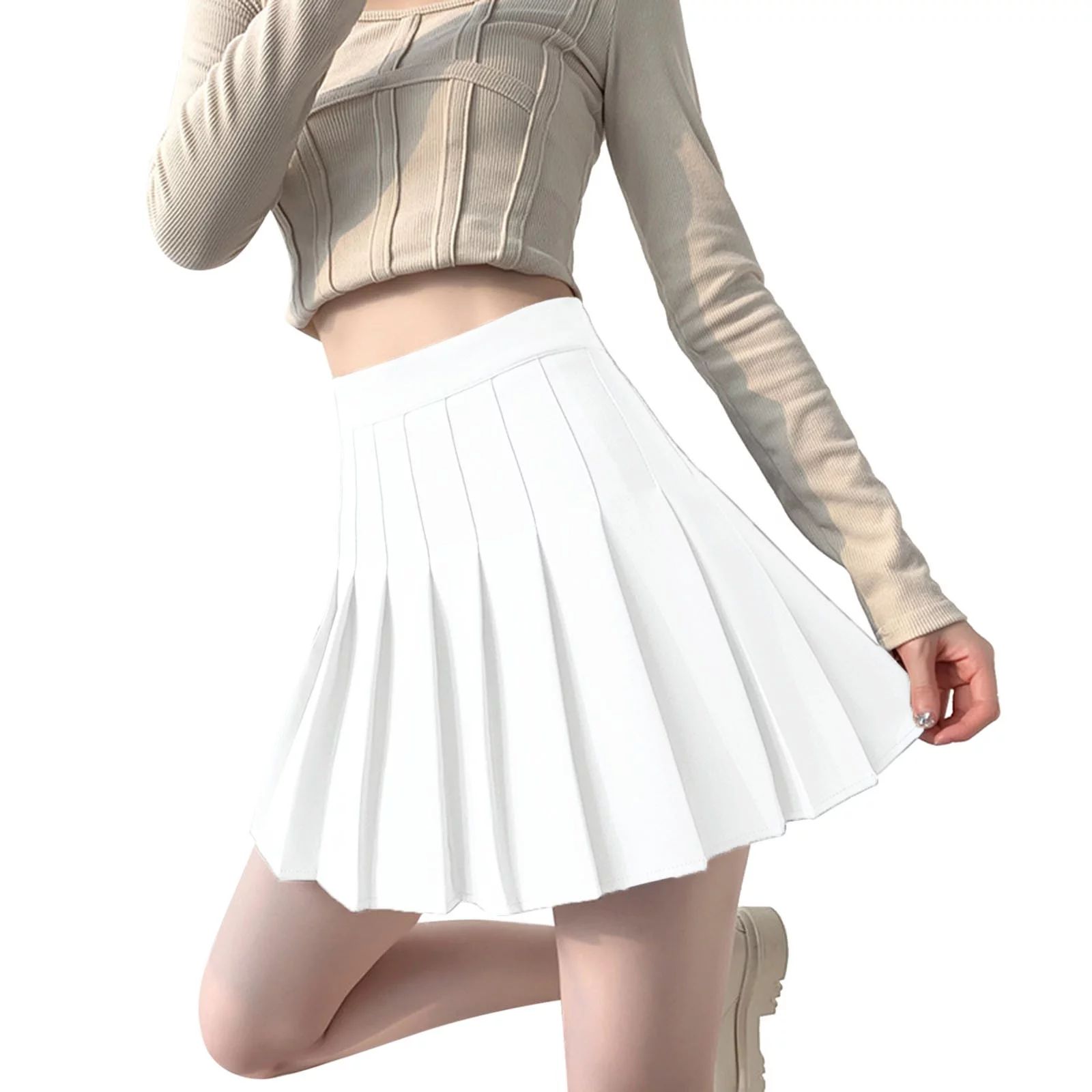 Akiihool Womens Skirt Skorts Skirts for Women Tennis Mini Wrap Skirt Beach Flowy Linen Cotton Hig... | Walmart (US)
