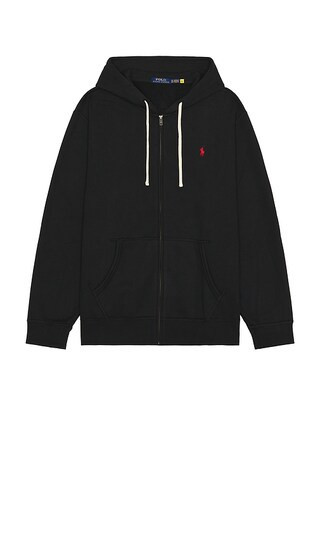 Polo Ralph Lauren Full Zip Hoodie in Black. - size L | Revolve Clothing (Global)
