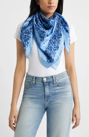 Oversize Square Satin Scarf | Nordstrom