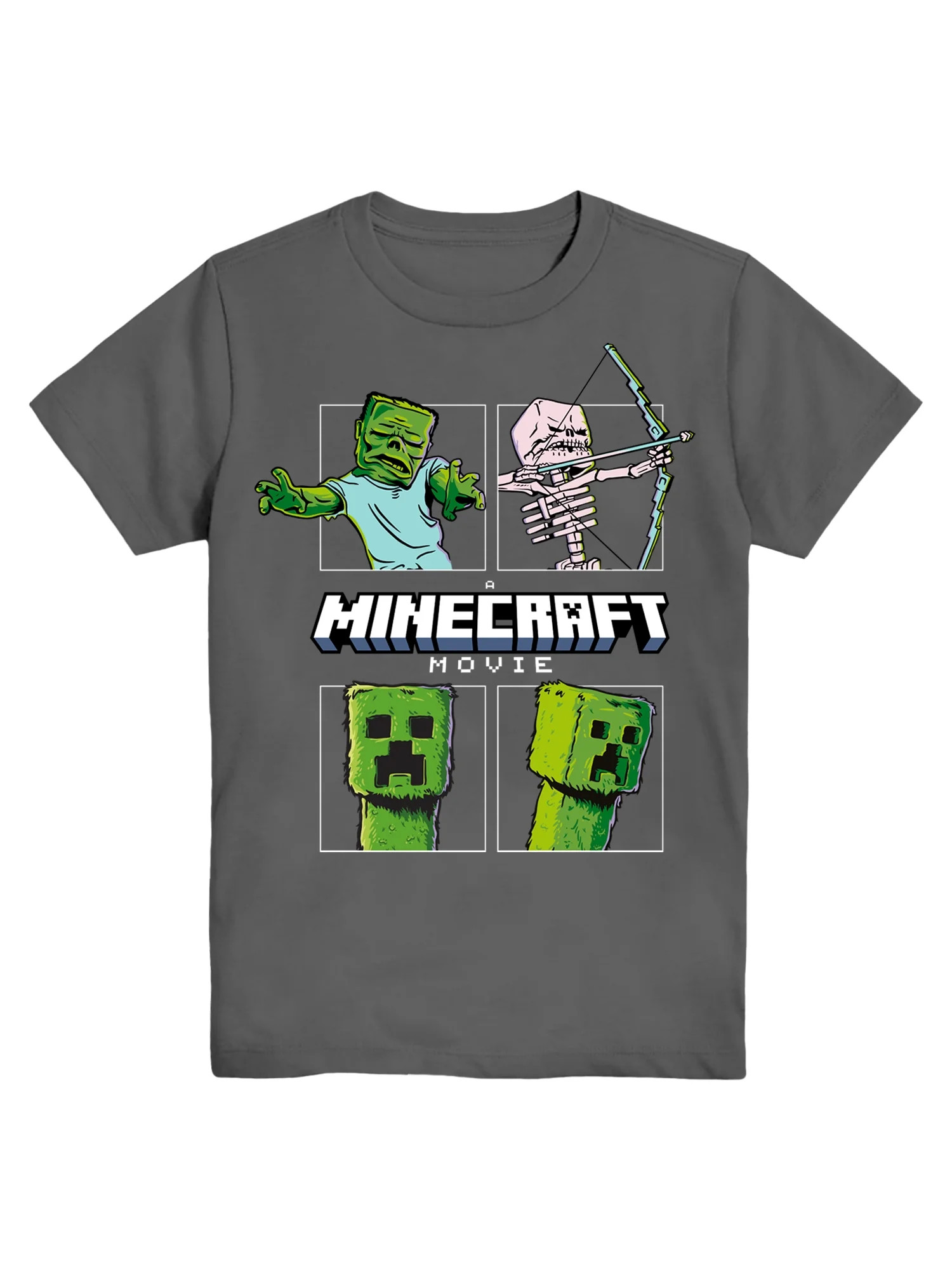 Minecraft, Short Sleeve Graphic T-Shirt, Boys XS-XXL | Walmart (US)