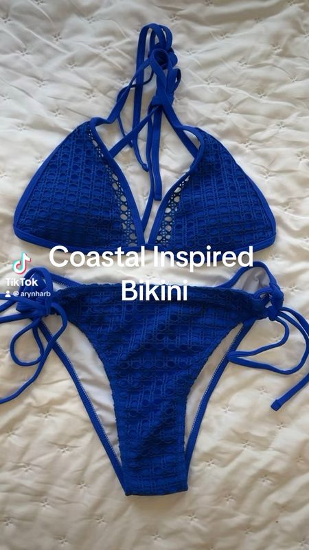 Coastal inspired bikini, blue bikini , crochet bikini , amazon swimwear , swimsuits 

#LTKFindsUnder50 #LTKSeasonal #LTKSwim