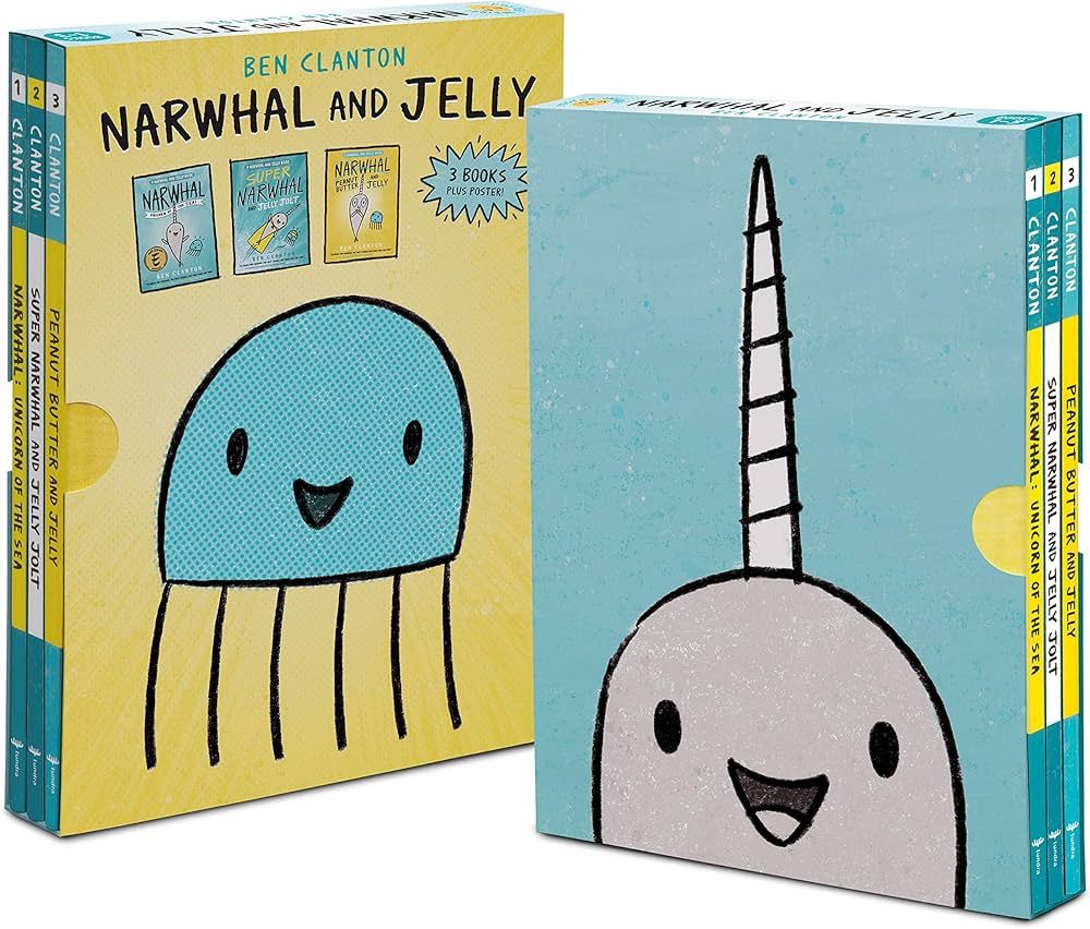 Narwhal and Jelly Box Set (Paperback Books 1, 2, 3, AND Poster) (A Narwhal and Jelly Book) | Amazon (US)