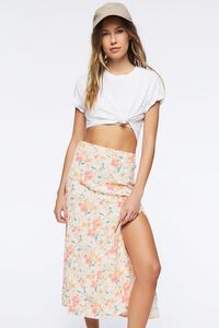 Floral Print Midi Skirt | Forever 21 (US)
