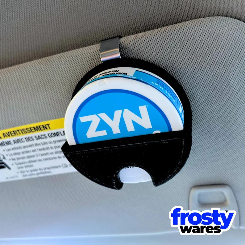 Zyn Visor Clip Holder | Sesh+/lucy Visor Clip Holder | Unique Gift Idea for Zyn Fans and Nicotine... | Etsy (US)