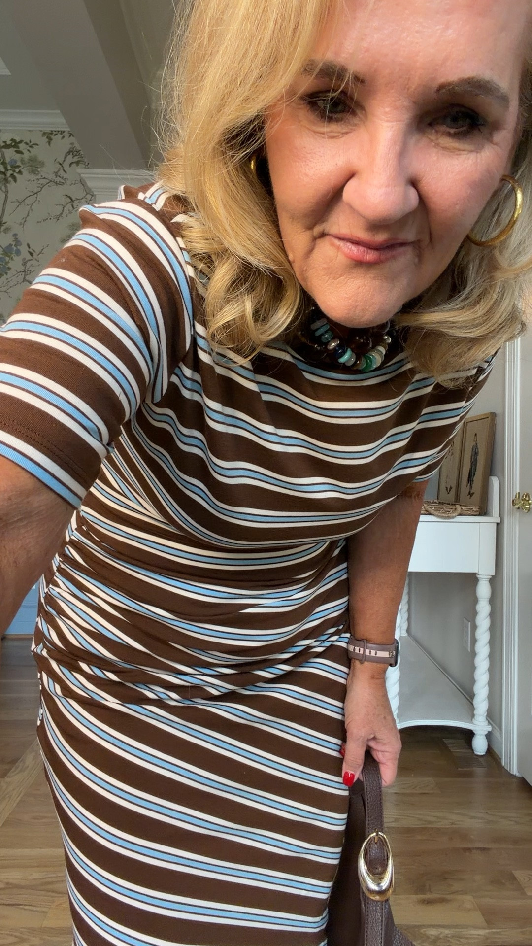 This tshirt dress is a winner! 
Wearing size medium 
The bauble bar necklace is on sale 

Great for travel sightseeing every day or add a blazer or a cardigan over the top for the office or teachers outfits

#LTKOver40 #LTKSaleAlert #LTKTravel