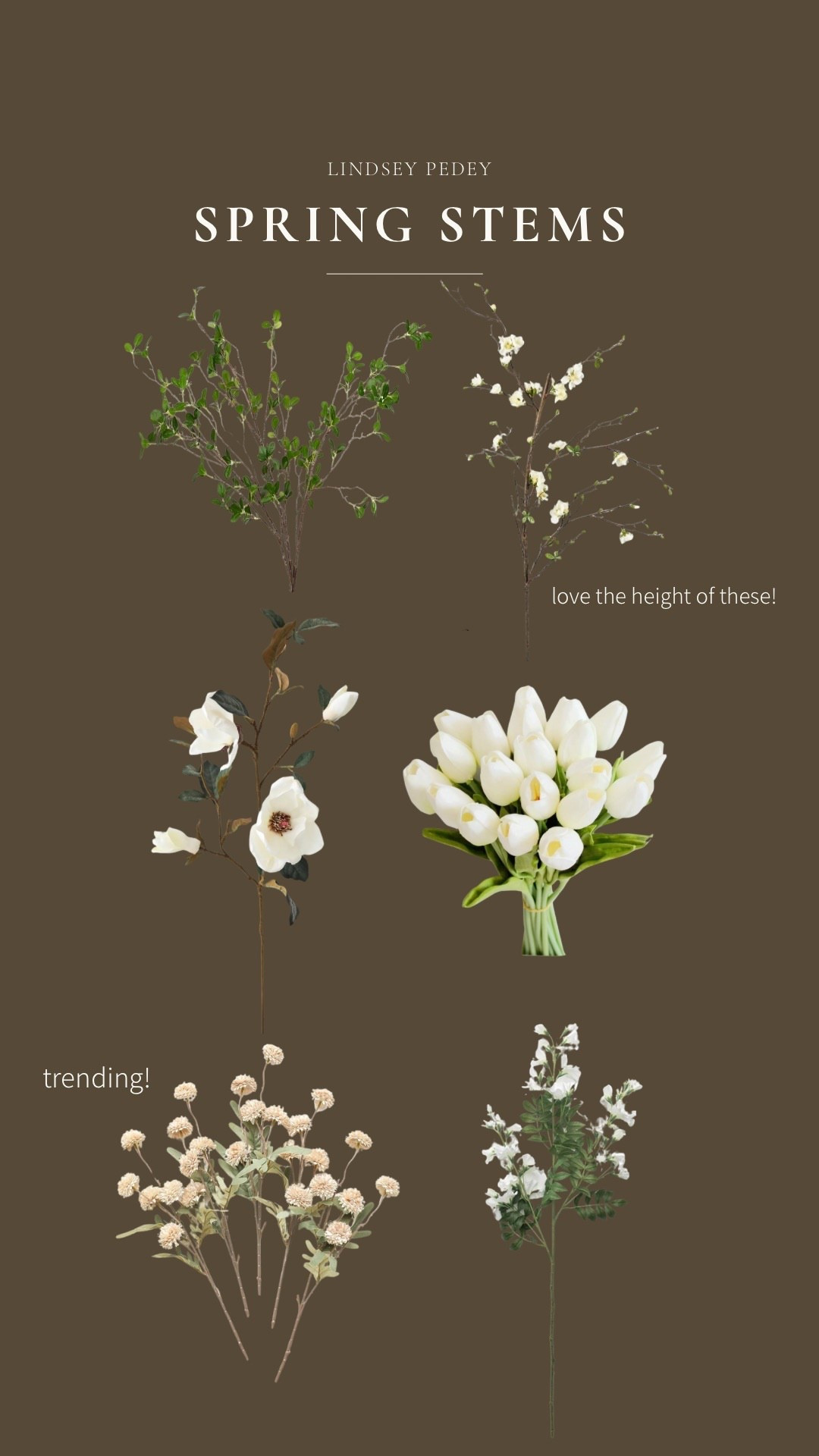 Pretty faux stems for spring! 

#LTKHome #LTKFindsUnder50 #LTKSeasonal