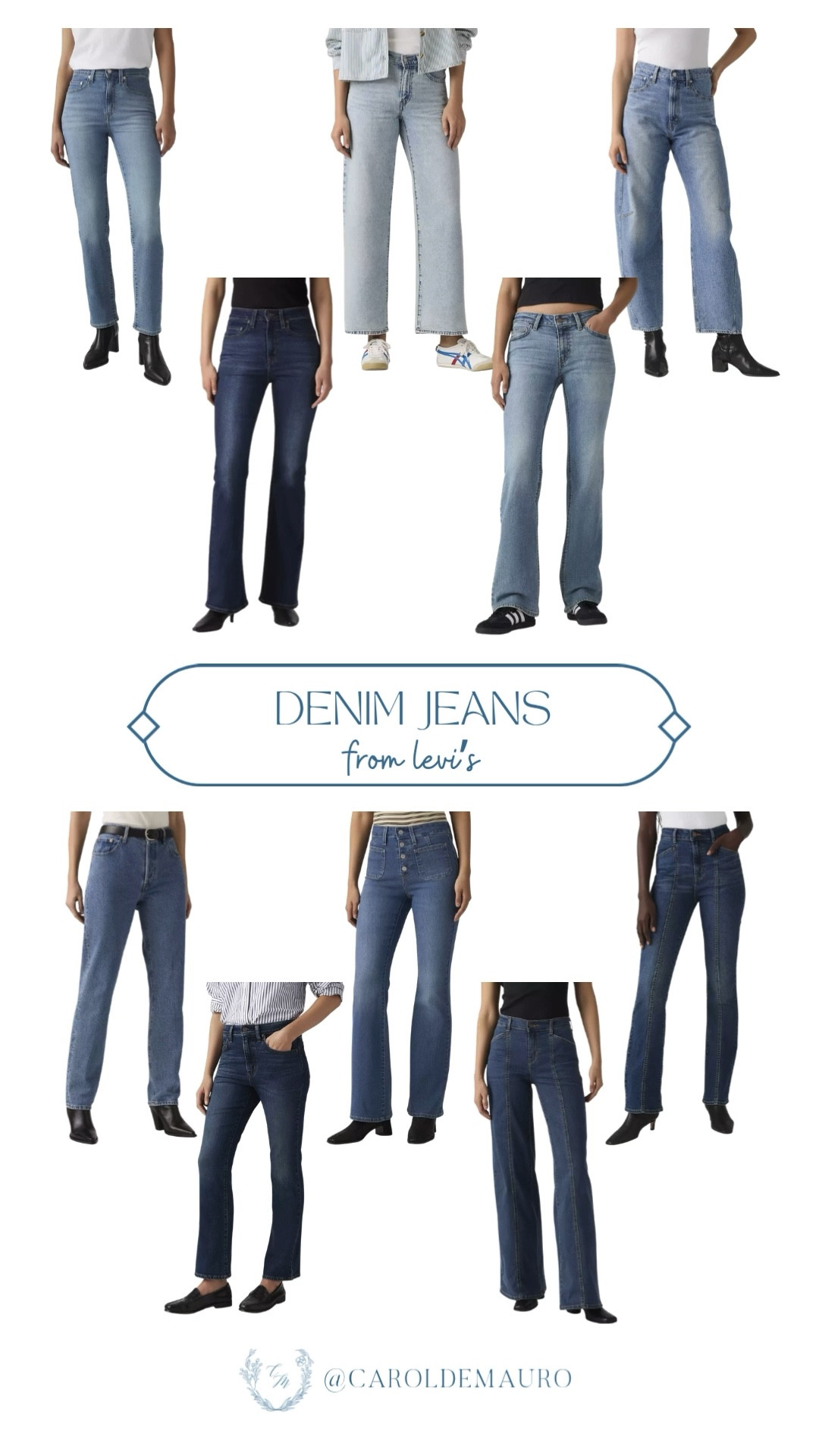 If you’re looking for the perfect pair of Levi’s, you’ve gotta check these out. From classic straight legs to trendy flares and high-waisted crops, you can easily find your new go-to denim for any day of the week.

denim on denim, casual look, streetwear, capsule wardrobe, spring look, denim style, mom jeans, everyday outfit

#LTKU #LTKSeasonal #LTKSaleAlert