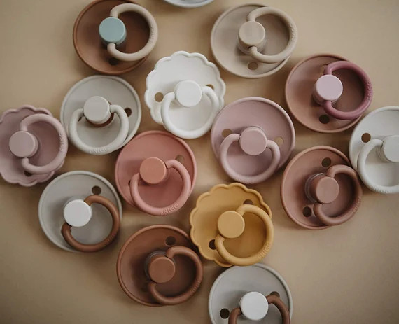 FRIGG size 1 & 2  DAISY  Baby Pacifier  Baby Dummy  - Etsy | Etsy (US)