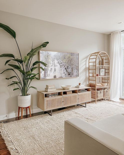 Off White Amina Jute Tasseled Area Rug | Rugs USA