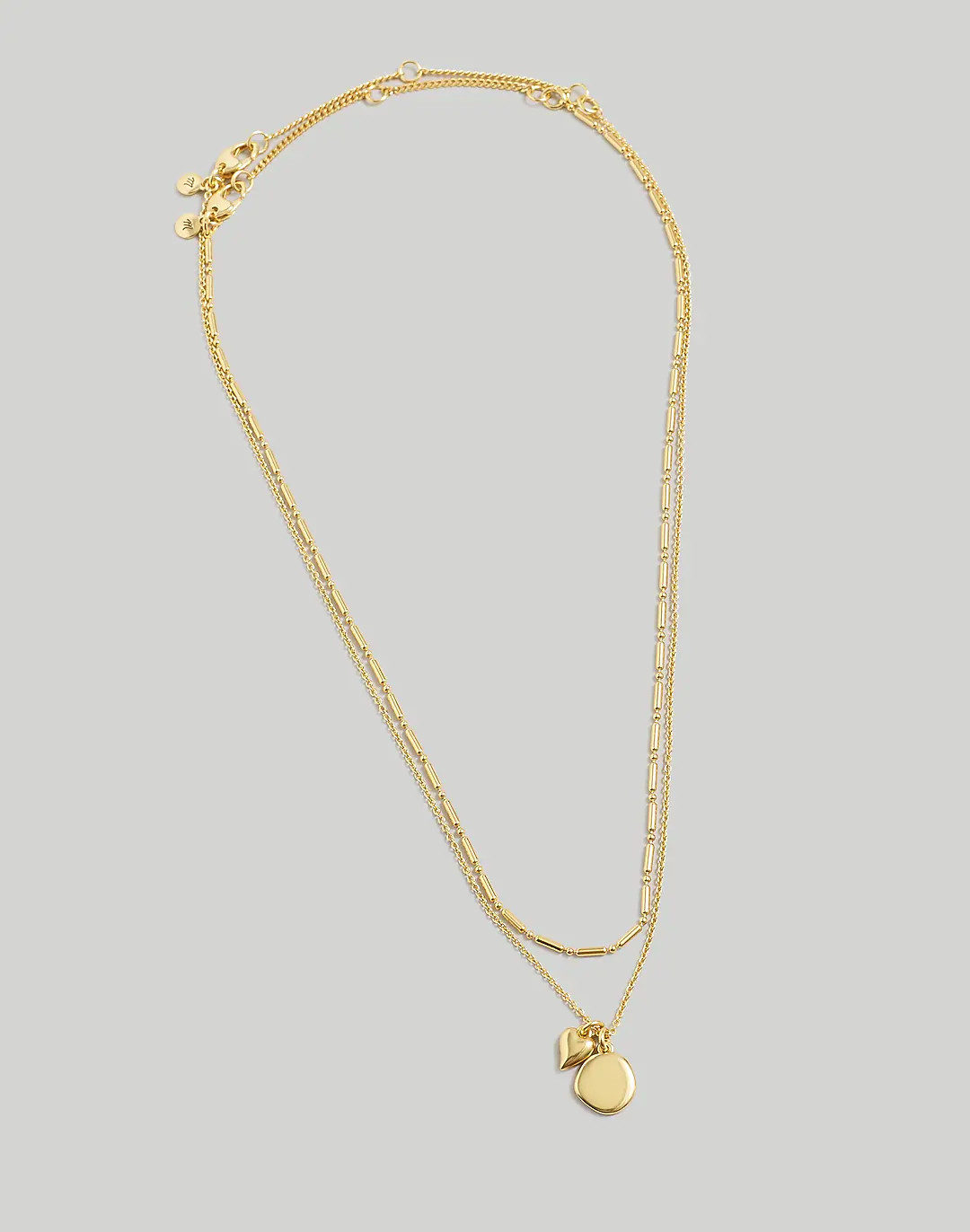 Two-Pack Heart Necklace Set | Madewell