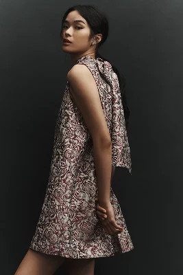 Sunday in Brooklyn Brocade Mini Shift Dress | Anthropologie (US)