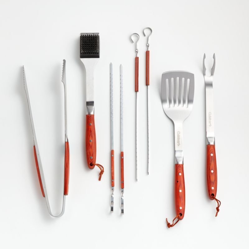 Cuisinart 10-Piece Premium Grill Tool Set + Reviews | Crate & Barrel | Crate & Barrel