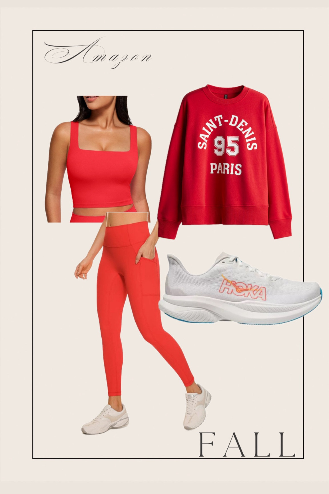 Spice it up 
#red #fall #amazon #hoka

#LTKSeasonal #LTKActive #LTKFitness