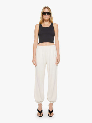 Eterne Boyfriend Pocket Sweatpant - Bone | Mother Denim