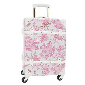 LoveShackFancy Garden Party Damask Hard-Sided Spinner | Pottery Barn Teen