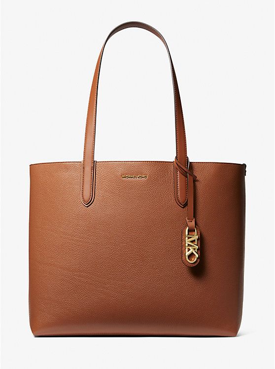 Eliza Extra-Large Pebbled Leather Reversible Tote Bag | Michael Kors US
