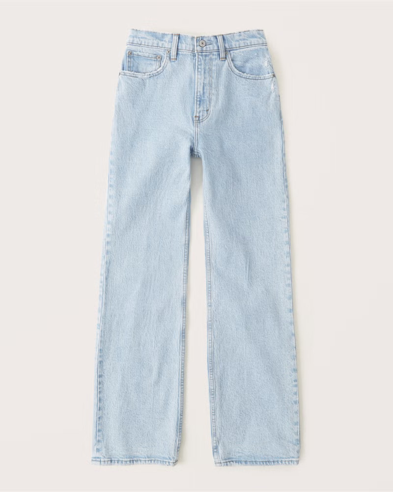 Abercrombie & Fitch Women's High Rise 90s Relaxed Jean in Light - Size 29S | Abercrombie & Fitch (US)