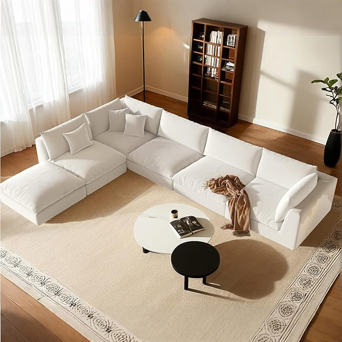 Modular Sectional Sofa,Oversized Cloud Couch Sectional, Cushion Covers Removable,Deep Seat Sectio... | Amazon (US)