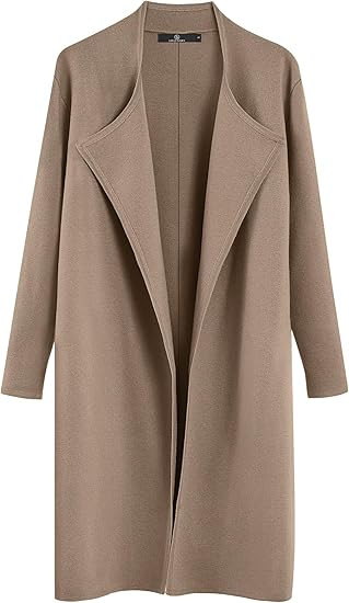 LILLUSORY Women's Long Cardigan Sweaters Oversized Fall Dressy Coatigan Jackets Trendy Knit Winte... | Amazon (US)