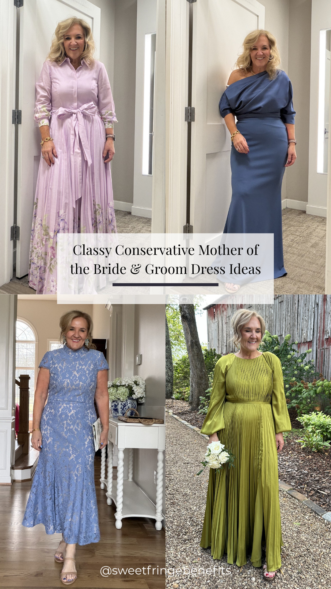 Classy, conservative, and effortlessly elegant. 

These mother of the bride & groom dresses are perfect for a timeless, polished look. From soft florals to structured gowns, each style is graceful, refined, and wedding-ready.

Perfect for church ceremonies, formal venues, or any event where you want to feel confident, comfortable, and beautifully put together. 🫶🏻 

 

#LTKSeasonal #LTKOver40