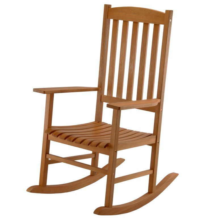 Eucalyptus Grandis Wood Rocking Chair | Walmart (US)