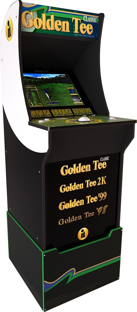 Arcade1Up Golden Tee Arcade Golden Tee Black 815221026964 - Best Buy | Best Buy U.S.
