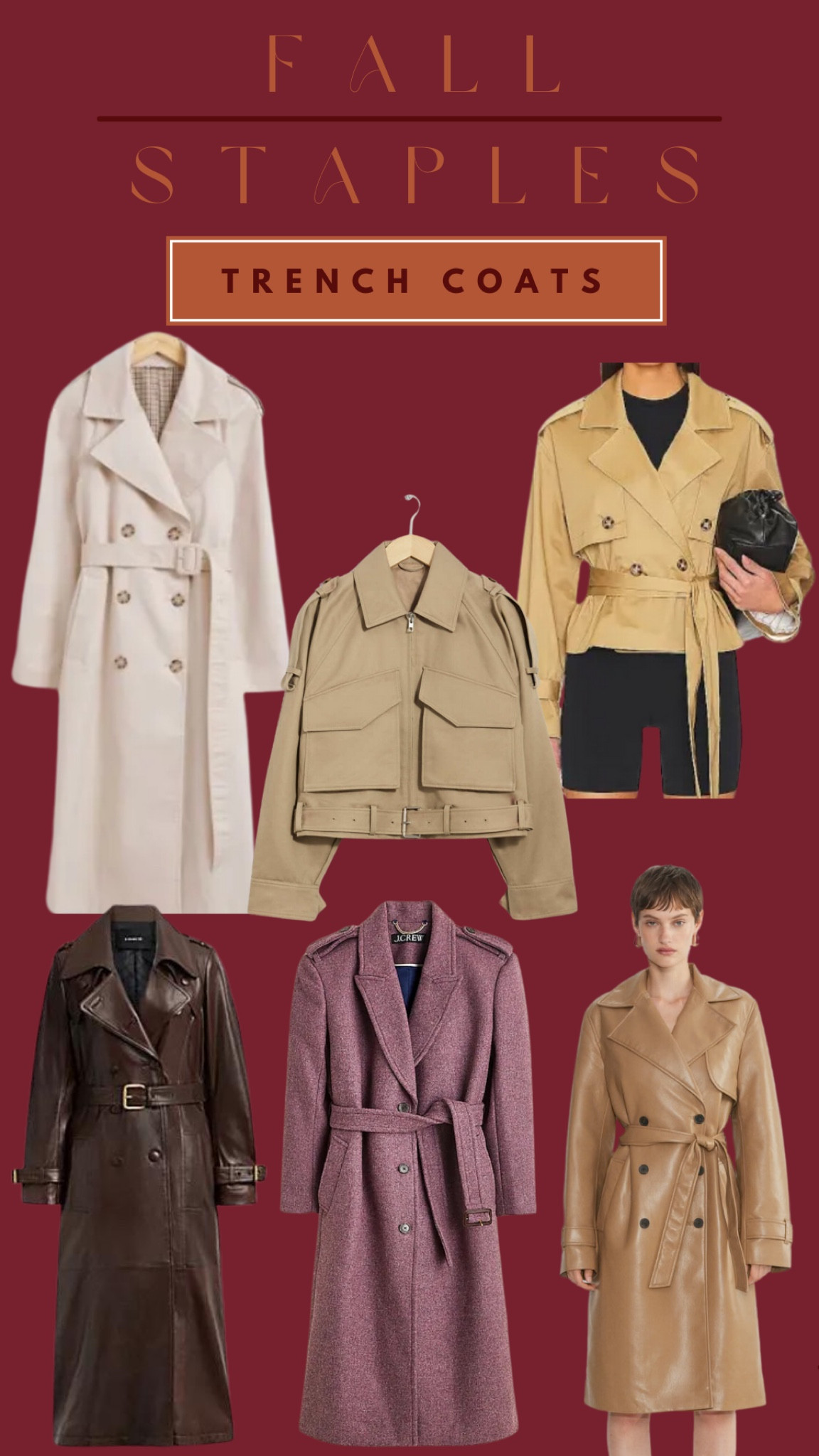 Fall Staples — Trench Coats 🧥 

#LTKFallSale #LTKSeasonal